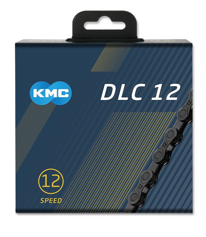 Catena KMC DLC 12 BLACK WAXED 1/2"x11/128" 126 m., 5,2mm, 12v., nr