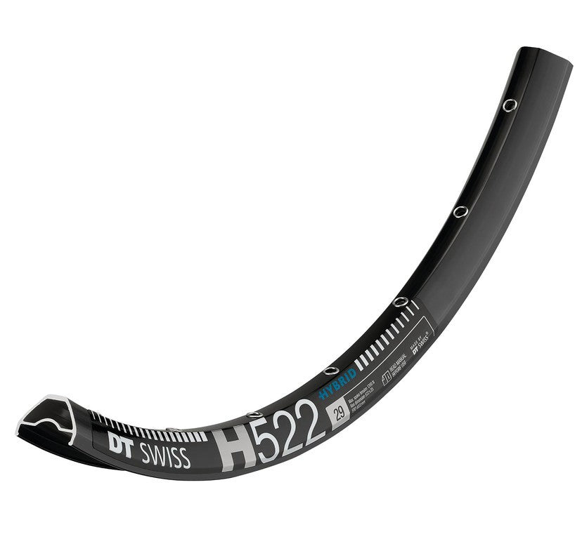 DT Swiss H 522 29" Felge, Schwarz, 32 Loch, 622-25, LV 6,5 mm