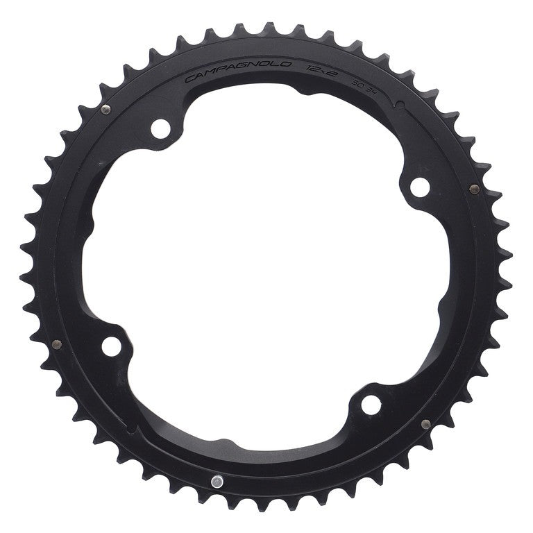 Campagnolo Super Record Kettenblatt 145mm, 50d, all, nr, 4 arms, est., 2x12speed.