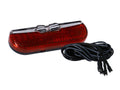 Luz trasera LED plana TRELOCK LS 611 Duo de 6-12 V para bicicleta eléctrica, montaje en portabultos de 50 mm