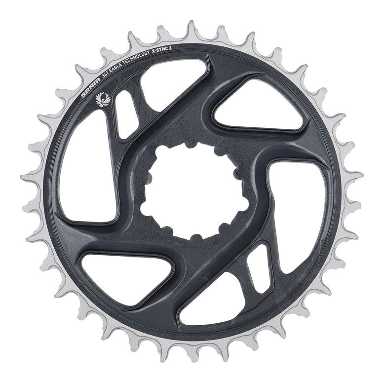 Sram X-Sync 2 Eagle DM 34d gr, todos, desplazamiento de 6 mm, 11.6218.046.003