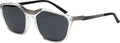 Gafas deportivas Alpina Fleek transp.arg.luc., lente negra, cat.3