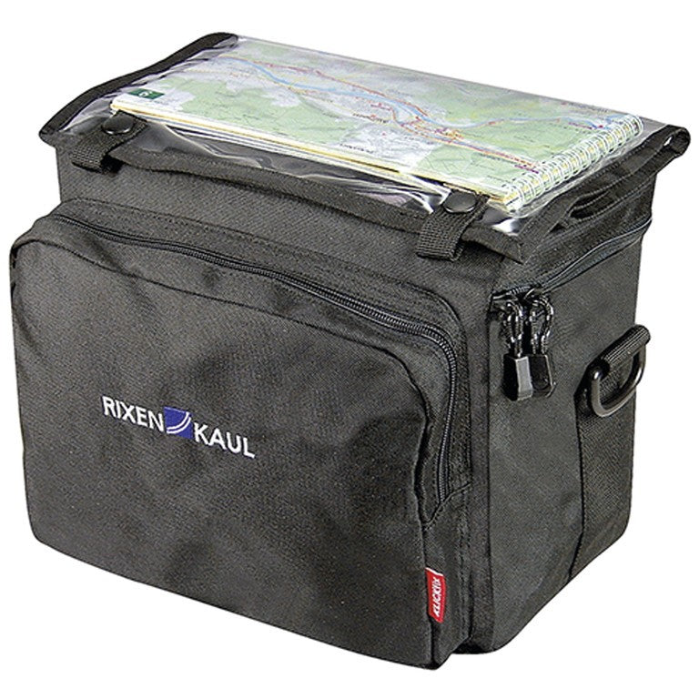 Borsa da manubrio KLICKfix Daypack Box nero,26x22x16cm,8l,800g,s.adatt.