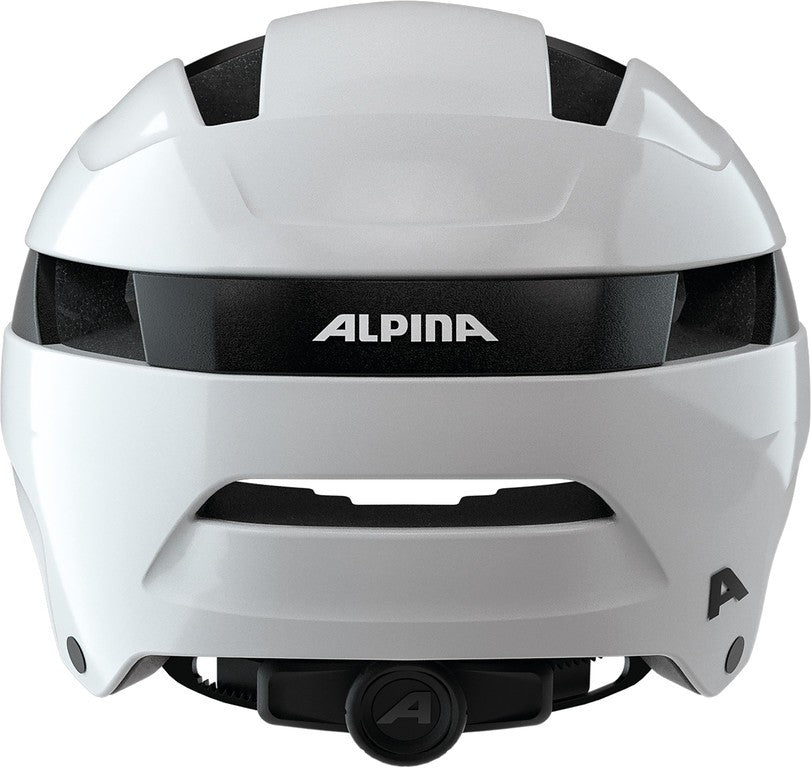 Casco de bicicleta Alpina Soho, blanco brillante, talla 51-56