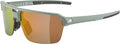 Alpina Swift HR grüne Sportbrille, goldverspiegelte Gläser, Kategorie 3