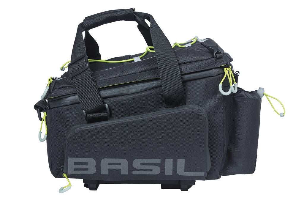 Borsa per port. Basil XL Pro MIK nero lime, 9-36l, MIK