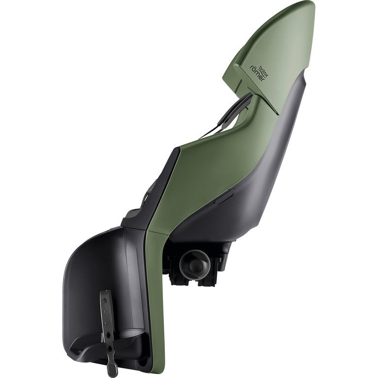 Silla infantil Britax Römer Jockey Maxi, color negro/verde oliva, fijación al portaequipajes