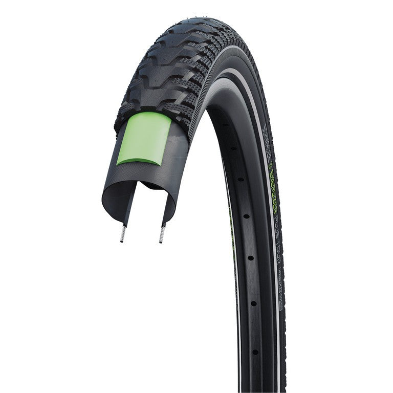 SCHWALBE ENERGIZER PLUS Perf 26x1.75 (47 - 559) black reflex E-50 ADDIX E