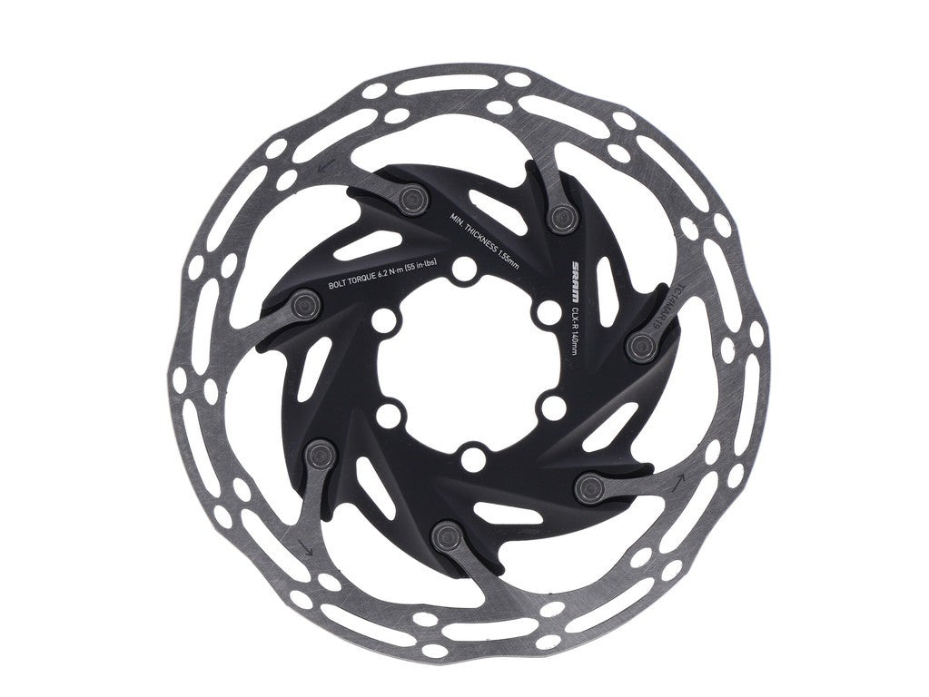 Disco freno SRAM Rotor Centerline X Ø140mm, nero, 6 fori, 2 pezzi