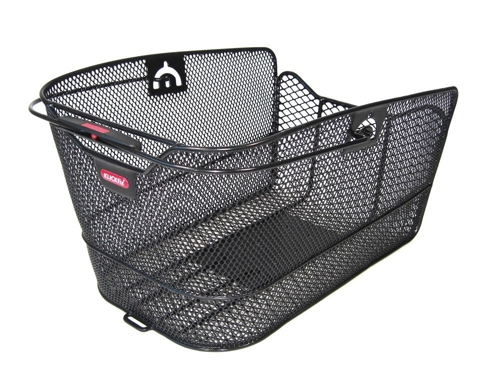 Klickfix Citymax GTA Heckkorb 23x22,5x36cm, schwarz, enges Netzgewebe