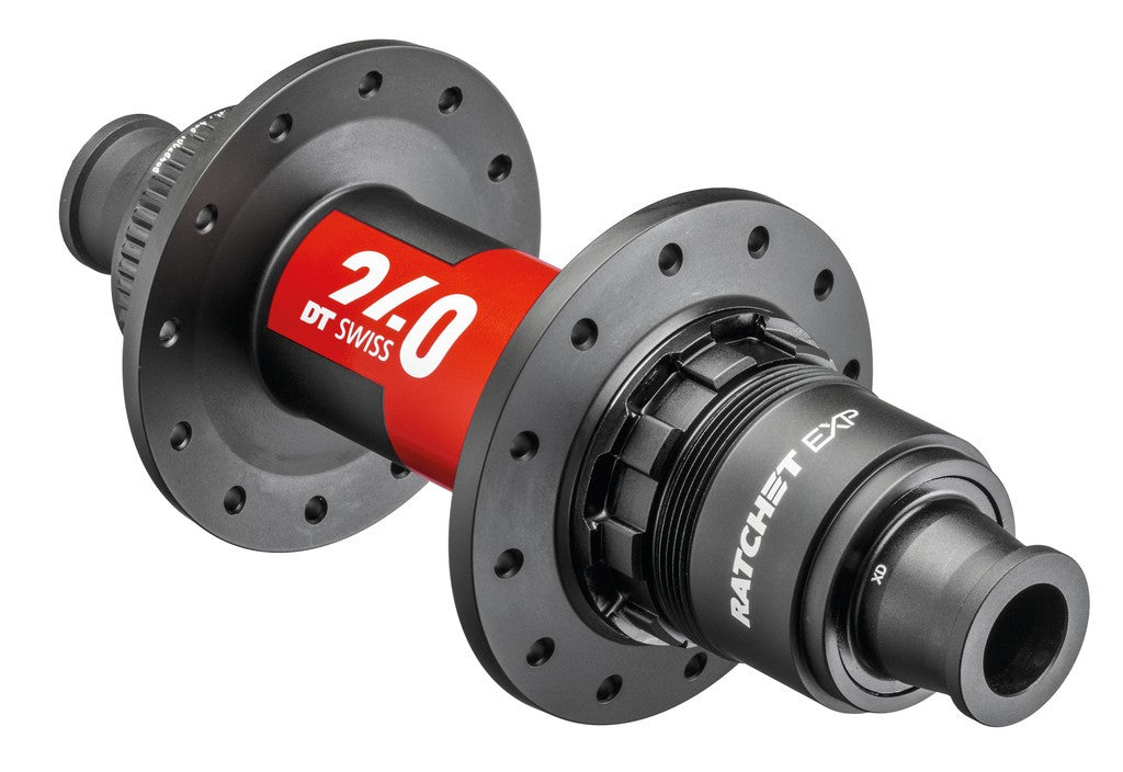 Buje RP DT Swiss 240 EXP RoadDiscBrake 142/12mm TA, 24 agujeros, CL, SRAM XDR RD.
