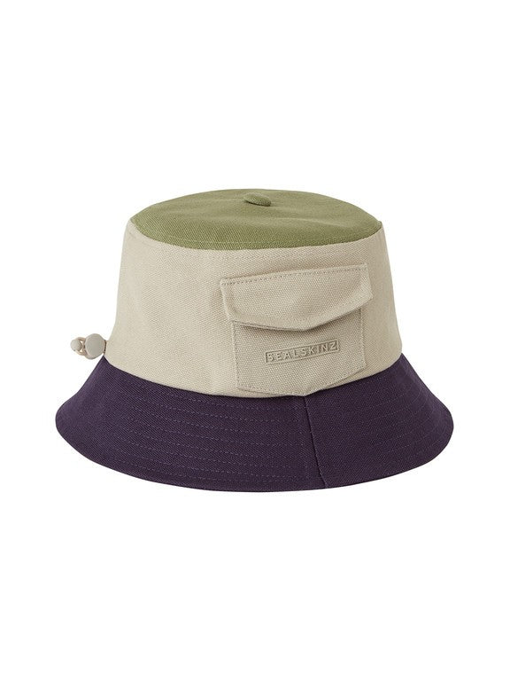 Cappello da pescatore SealSkinz Lynford crema/verde/navy, t. S/M, donna