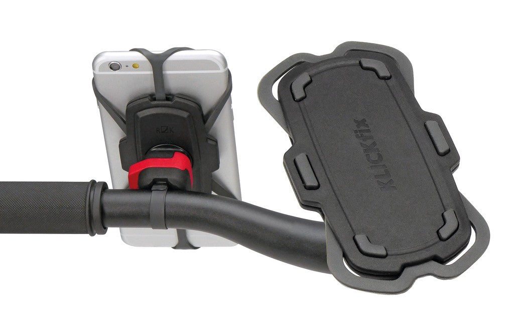 KLICKfix Quad Mini Smartphone-Halterung grau/nr, 6x3,8x11cm, 80g, adapt. Quad Mini