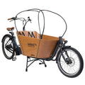Babboe-Rutenset für Regen-/Sonnenschutzabdeckungen, schwarz, für City, komplettes Set