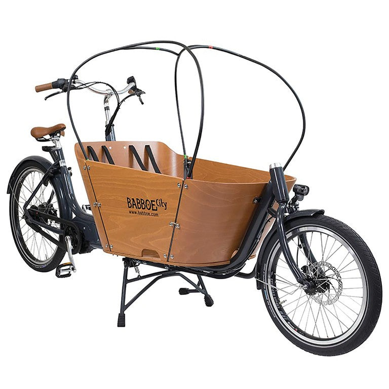 Babboe-Rutenset für Regen-/Sonnenschutzabdeckungen, schwarz, für City, komplettes Set