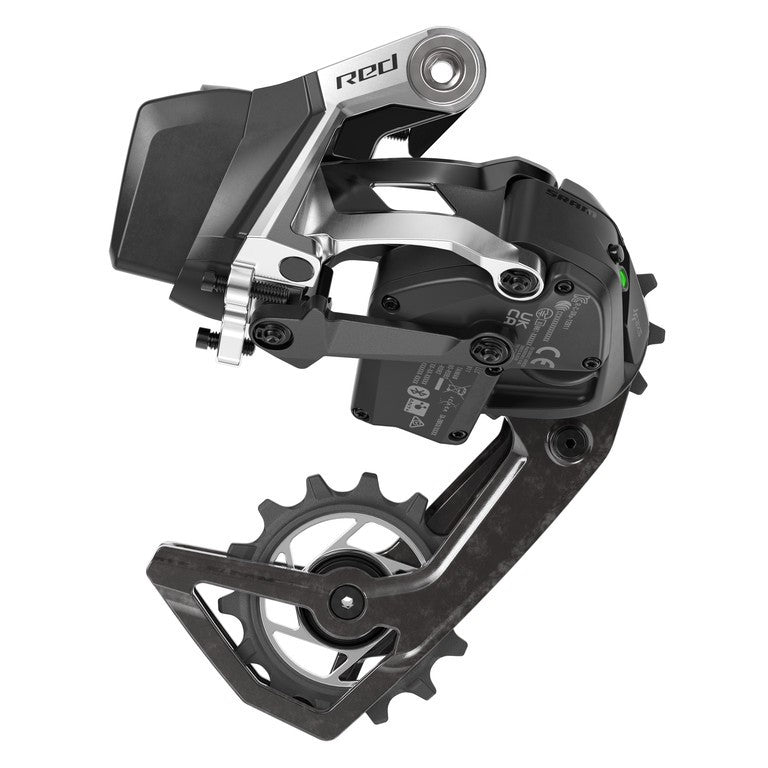 Deragliatore post. SRAM Red AXS E1 12vel, max.36d., nero, carb