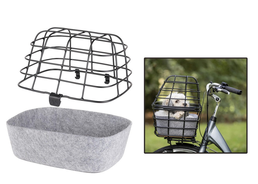 Funda para cesta Atranvelo Duo Cover negra, 44x36x26cm, 26l, 1950g