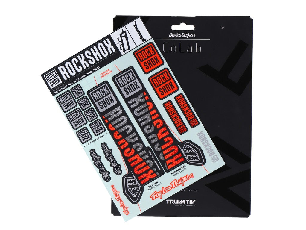 Kit de calcomanías Troy Lee Designs - S/O 35 mm Pike/Lyrik/Yari/Domain/Revel (2018+)