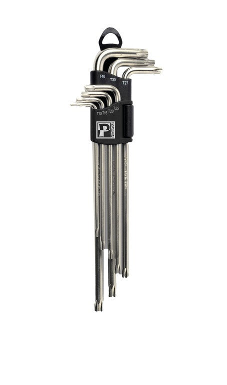 Chiave multidente a L, set da 7. Pedros T10, T15, T20, T25, T27, T30, & T40