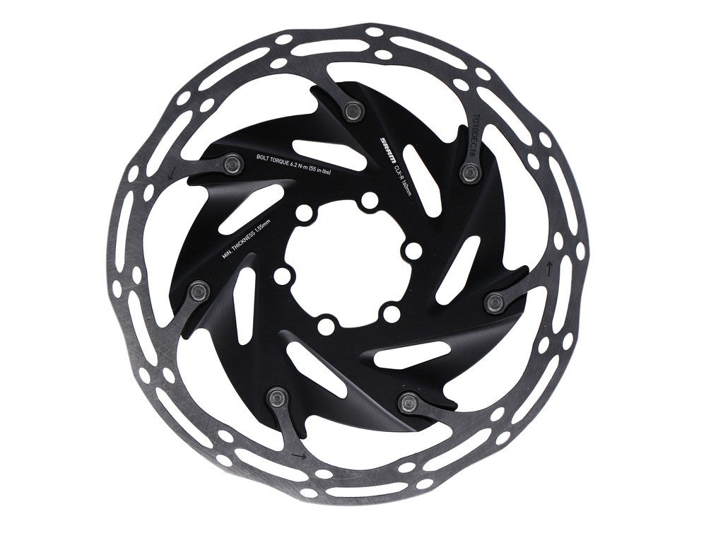 Disco freno SRAM Rotor Centerline X Ø160mm, nero, 6 fori, 2 pezzi
