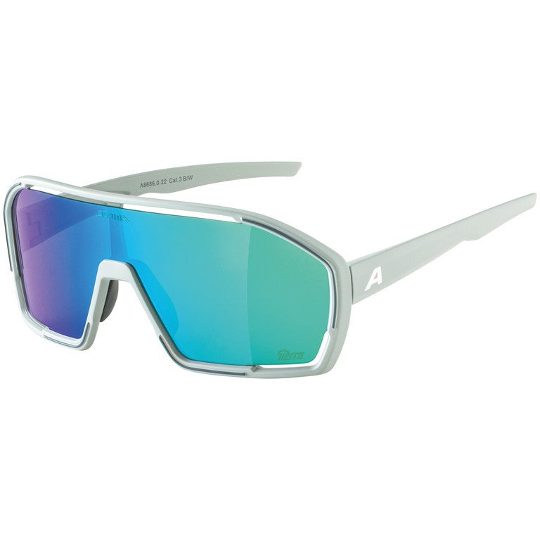 Alpina Bonfire Q-Lite Sportbrille, getönt, verspiegelte Gläser, Kat. 3