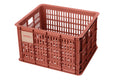 Basil Crate M Fahrradbox 45,25 x 35 x 25 cm, Terrarot, 29,5 l, Kunststoff