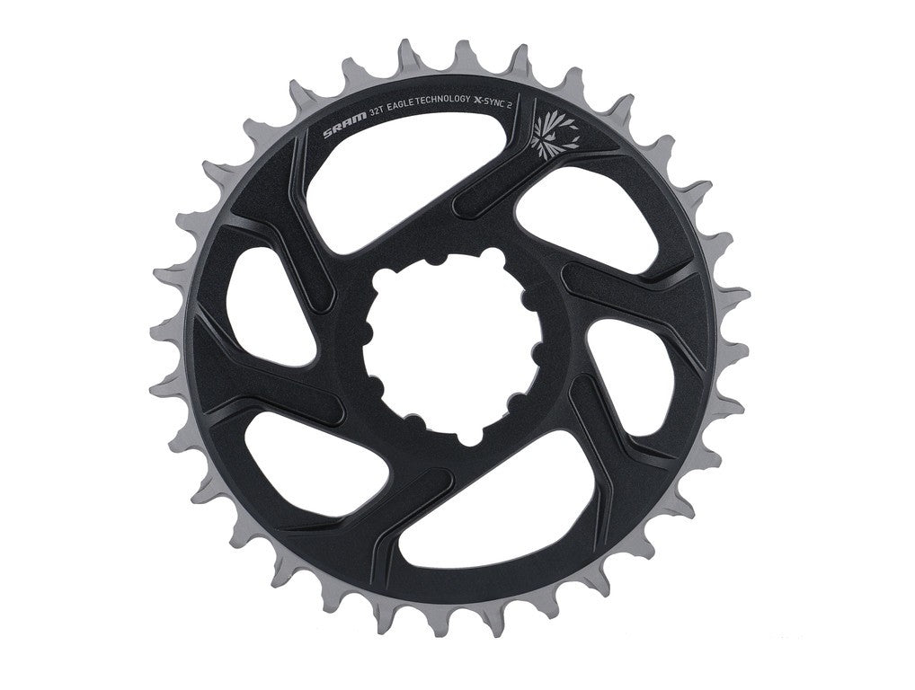 Plato Sram X-Sync 2 Eagle Boost DM 32d, gris, todos los modelos, desplazamiento de 3 mm, 11.6218.047.006