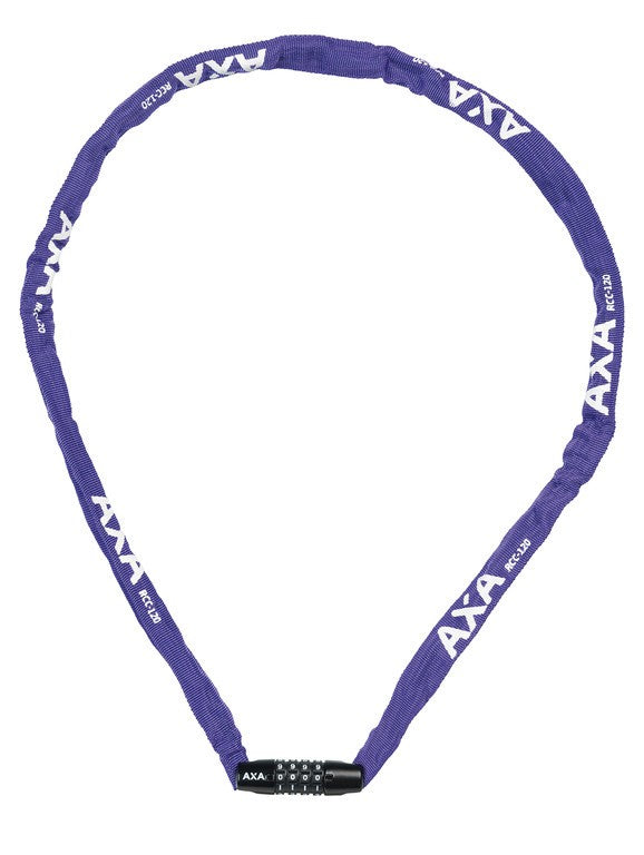 Lucchetto a catena Axa Rigid RCC 120cm, Ø3,5mm, viola