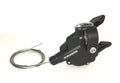 SRAM X4/X3 3-Gang-Triggerschalthebel, links, schwarz, 1:1, Index