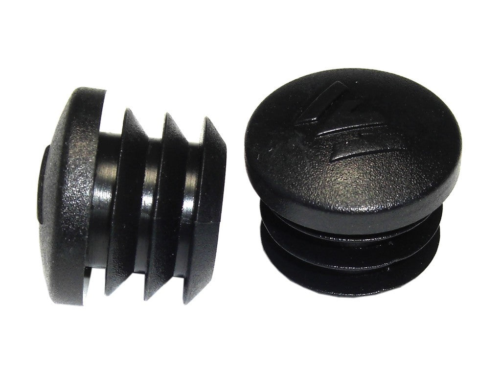 Ergotec Lenkerendkappen für Hornbar 17 mm, Steckverbindung, Schwarz, Paar