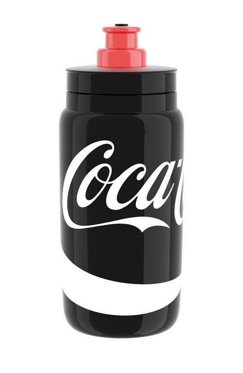 Elite Fly Coca-Cola Wasserflasche 550ml, Schwarz