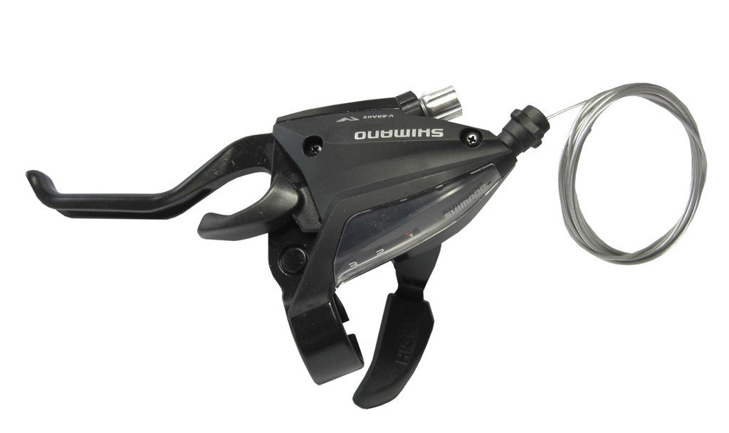 Leva C+F Shimano ST-EF500 a 2 dita 3vel. sinistra, V-Brake, 1800mm, nero
