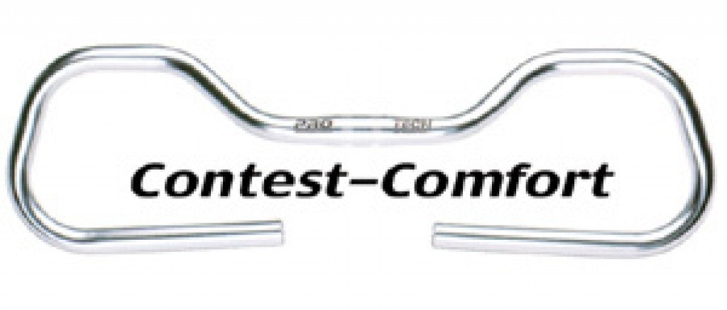 Manubrio Ergotec Contest Comfort Ø 25,4mm, 570mm, 3°, alluminio, arg