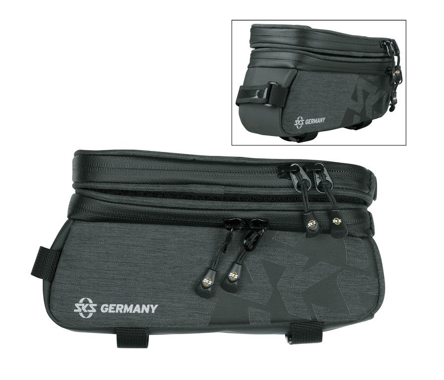 Bolsa de tubo horizontal SKS Traveller Smart, negra, 200 x 100 x 110 mm, 1,35 l, 158 g