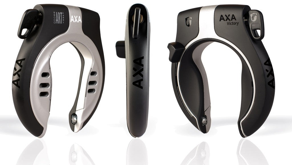 Candado de cuadro Axa Victory negro/gris negro/gris, para montaje en cuadro