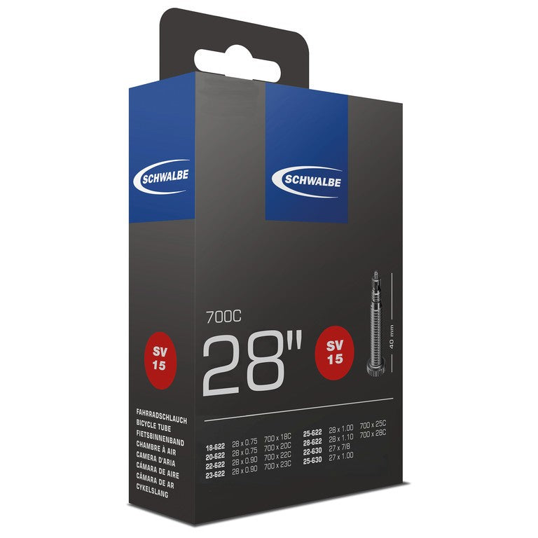 Schwalbe VS 15 Schlauch + Folie 28x3/4-1 1/8" 18/28-622/630 VS60mm
