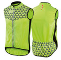 Gilet di sicurezza Wowow Mont Ventoux giallo con striscia riflettente t.XS