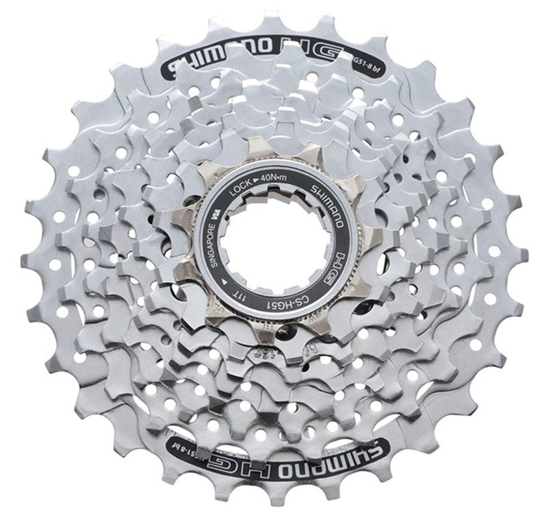 Juego de piñones Shimano CSHG51 de 8 velocidades: 11-13-15-18-21-24-28-32 dientes