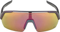 Alpina Turbo HR Q-Lite Sportbrille nr/lilac met.op., rosa verspiegelte Gläser, Kat. 2