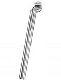 Patentierte Sattelstütze. Ergotec Ø 30,0 mm, 350 mm, silber.