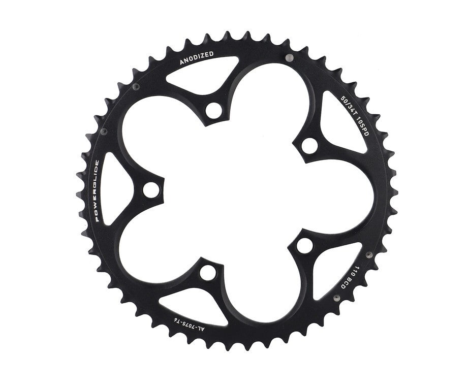 Chain Ring Road 50T B V2 110 All. 4mm, Black, 11.6215.197.060