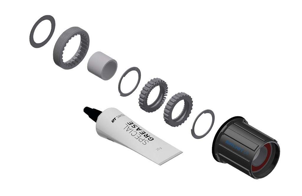 Kit de servicio DT Swiss Hub RP 3 Trinquete en trinquete LN, cuña acc, 36T