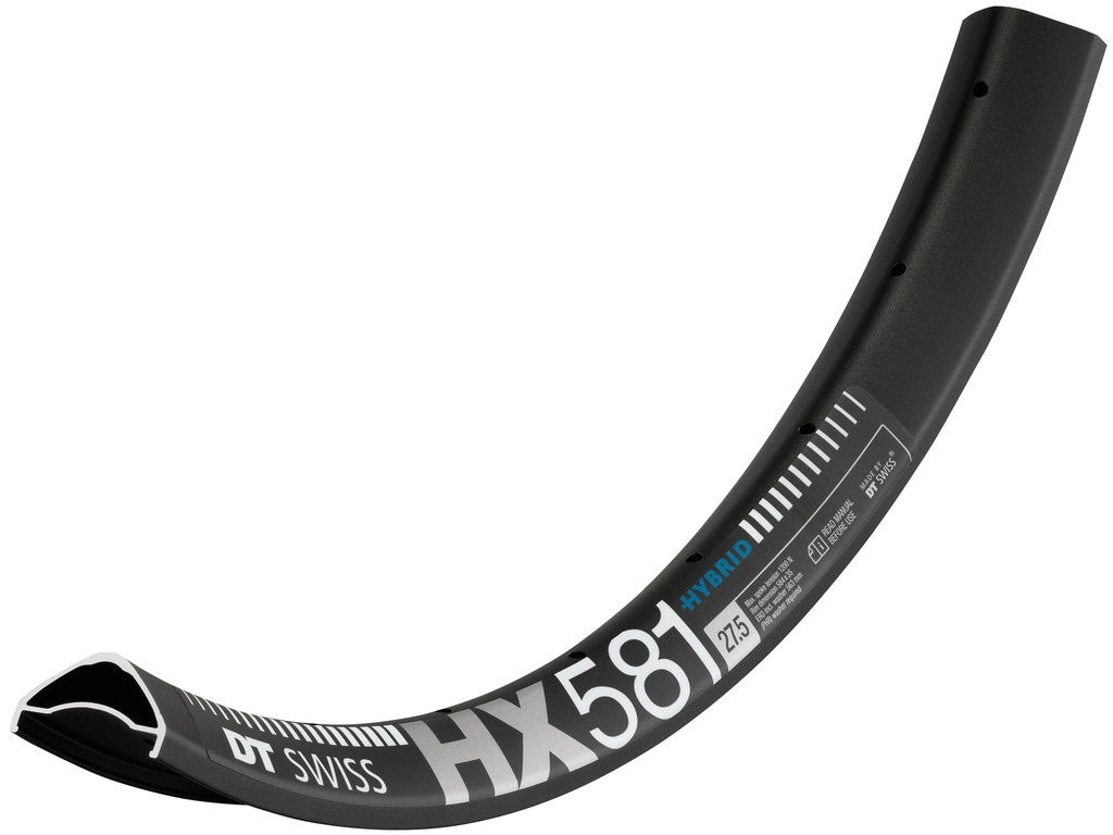 DT Swiss HX 581 27,5" Felge, Schwarz, 28 Loch, 584-35, LV 6,5 mm