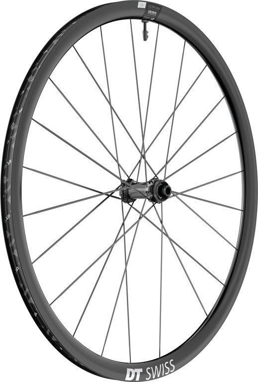 RA DT Swiss AR 1600 Spline 30DB 28"/20 mm Aluminium, schwarz, Center Lock, 100/12 TA