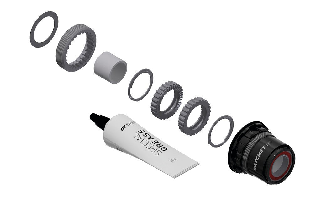 Kit de servicio DT Swiss buje RP 3 Trinquete en Ratchet LN, SRAM XD all, 36T