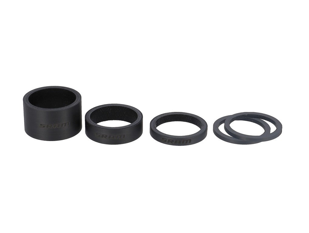 Set distanziali s.sterzo Sram UD Carbon 2.5mm x 2, 5mm x 1, 10mm x 1, 20mm x 1