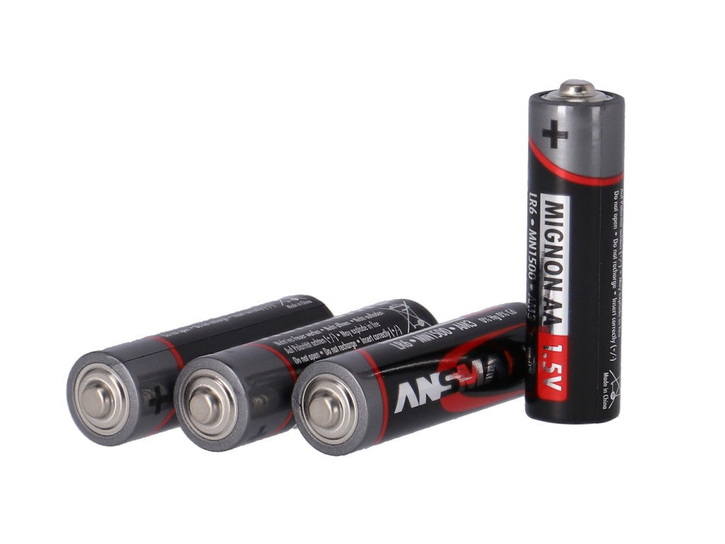 Pila alcalina Ansmann RED Mignon LR6, 1,5 V, MN1500, 4 piezas