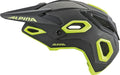 Casco Alpina Rootage, negro mate/amarillo fluorescente, talla 52-57 cm