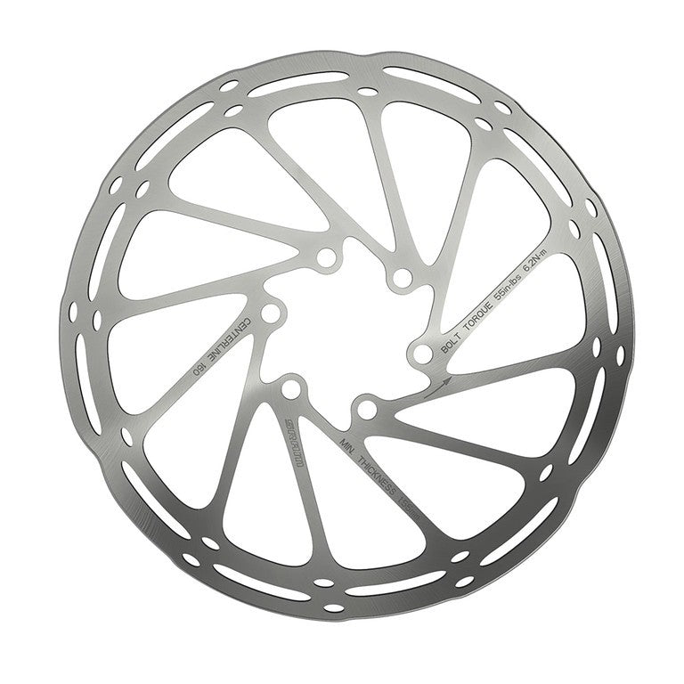 Disco freno SRAM Centerline A2 Ø180mm, nero, arrotond, CenterLock