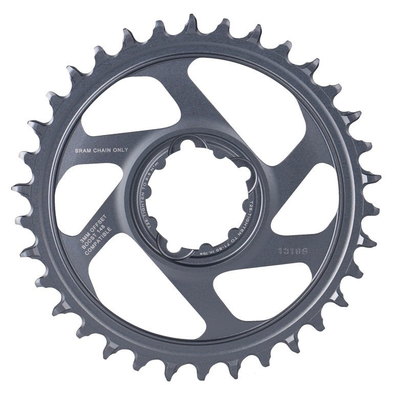 Corona Sram X-Sync2 Eagle Boost 34 d.grigio,all.offset 3mm,DM,12-v.